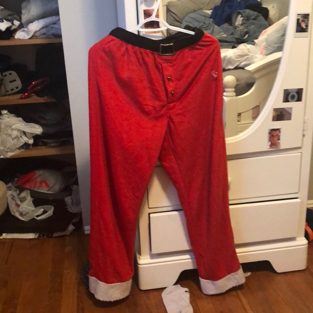 Red Christmas pants